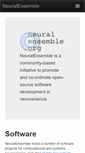 Mobile Screenshot of neuralensemble.org